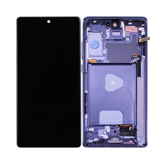 Touch+Display+Frame Samsung Galaxy Note 20/N980F/N981F Service Pack Cinza